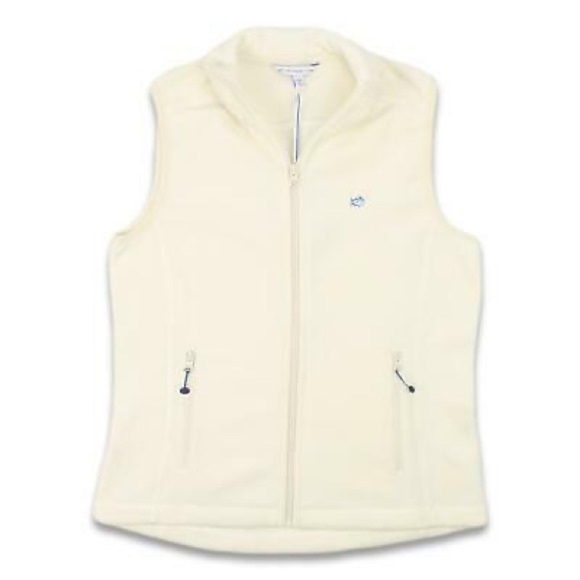 𝅺Southern Tide Womens Classic Vest Marshmallow - Picture 1 of 4